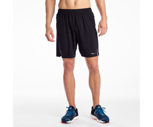Tenis Saucony Outpace 7" Short Hombre Pantalones cortos Ropa Negras México MX-235-QH